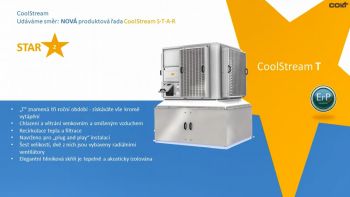 COOLSTREAM S•T•A•R – ADIABATICKÝ CHLADIČ PRO PRŮMYSL